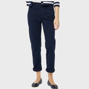 J. Crew Factory High-rise Girlfriend Chino Pant Navy Blue Size 14 NWOT